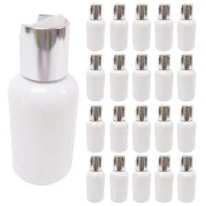 20 Pc Refillable Soap Dispenser Bottle Sanitizer Empty Plastic Jar Cream 2oz