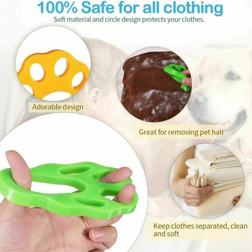2Pcs Pet Hair Remover | Floating Fur Catcher for Laundry | Dog & Cat Lint Trap