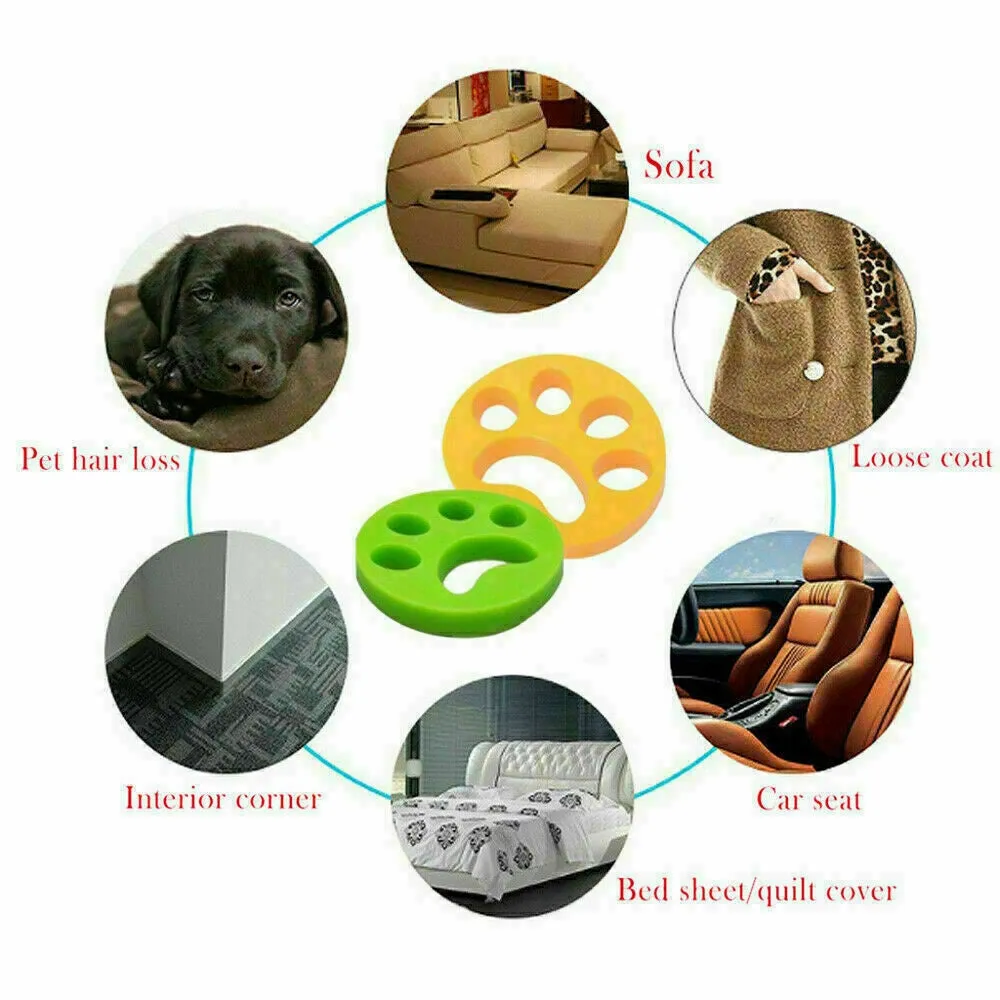 2Pcs Pet Hair Remover | Floating Fur Catcher for Laundry | Dog & Cat Lint Trap