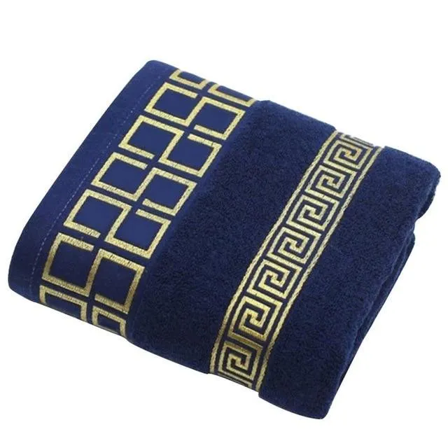3PCS/Set Luxury 100% Cotton Soft Absorbent Towels 2 Bath Towel  1 Face Towel Sets 3 Colors Available