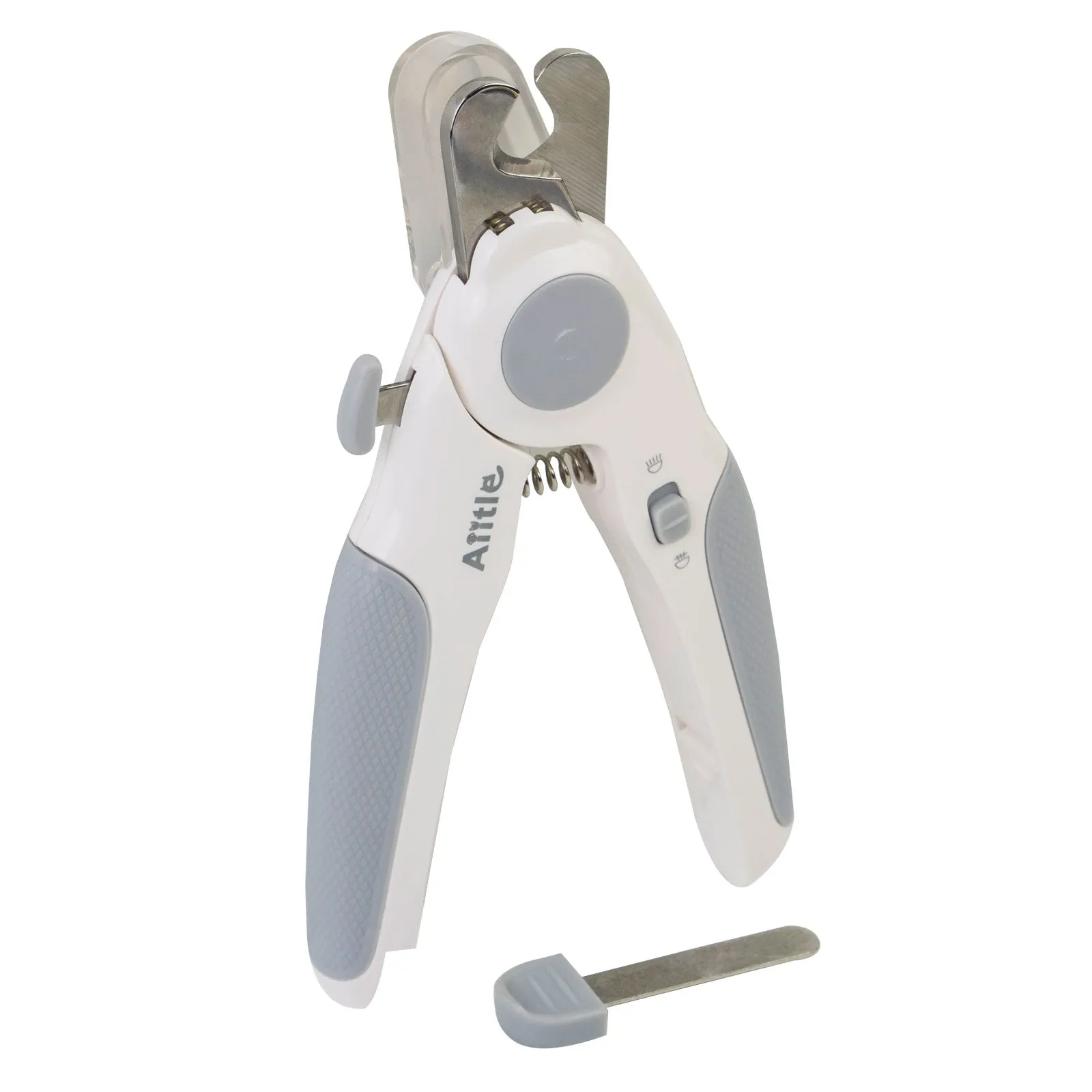 Aiitle Dog & Cat Pets Nail Clippers with LED Lights Yellow
