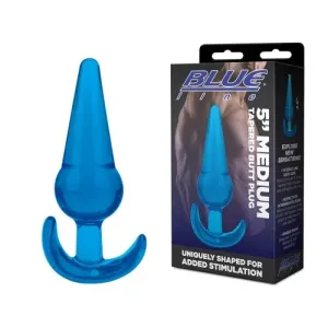 Blue Line 5" Medium Tapered Butt Plug