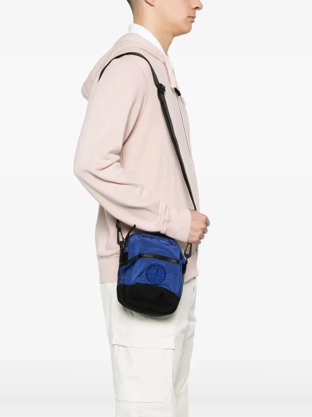 Compass-Patch Messenger Bag