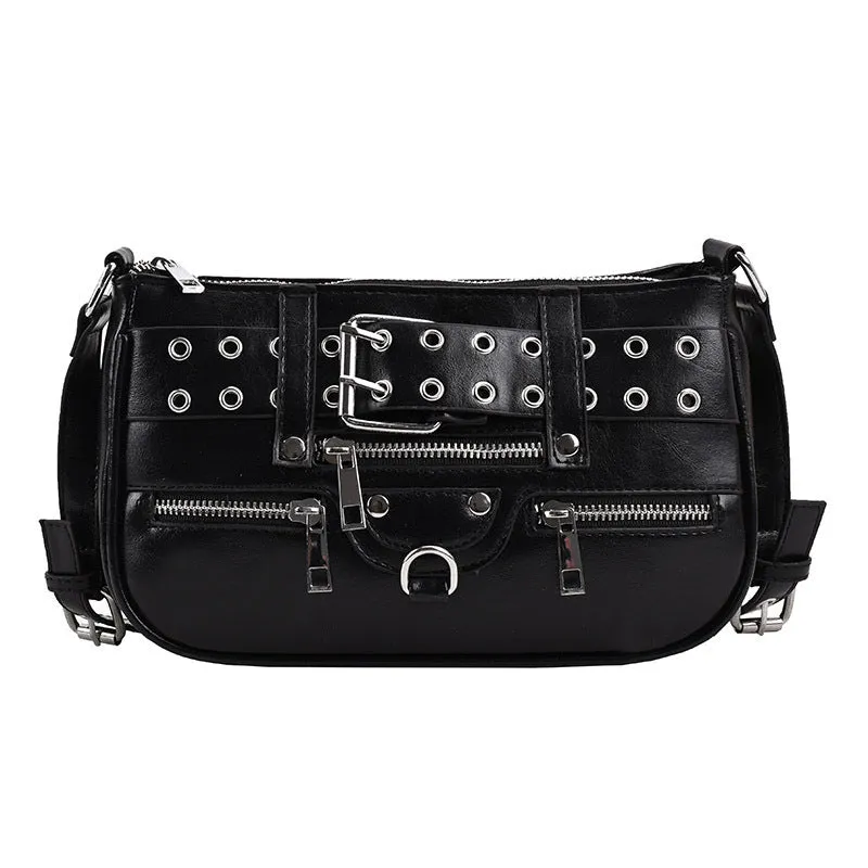 Convenient Trendy Square Buckle Bag