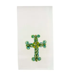 Cross No Words Dish Towel