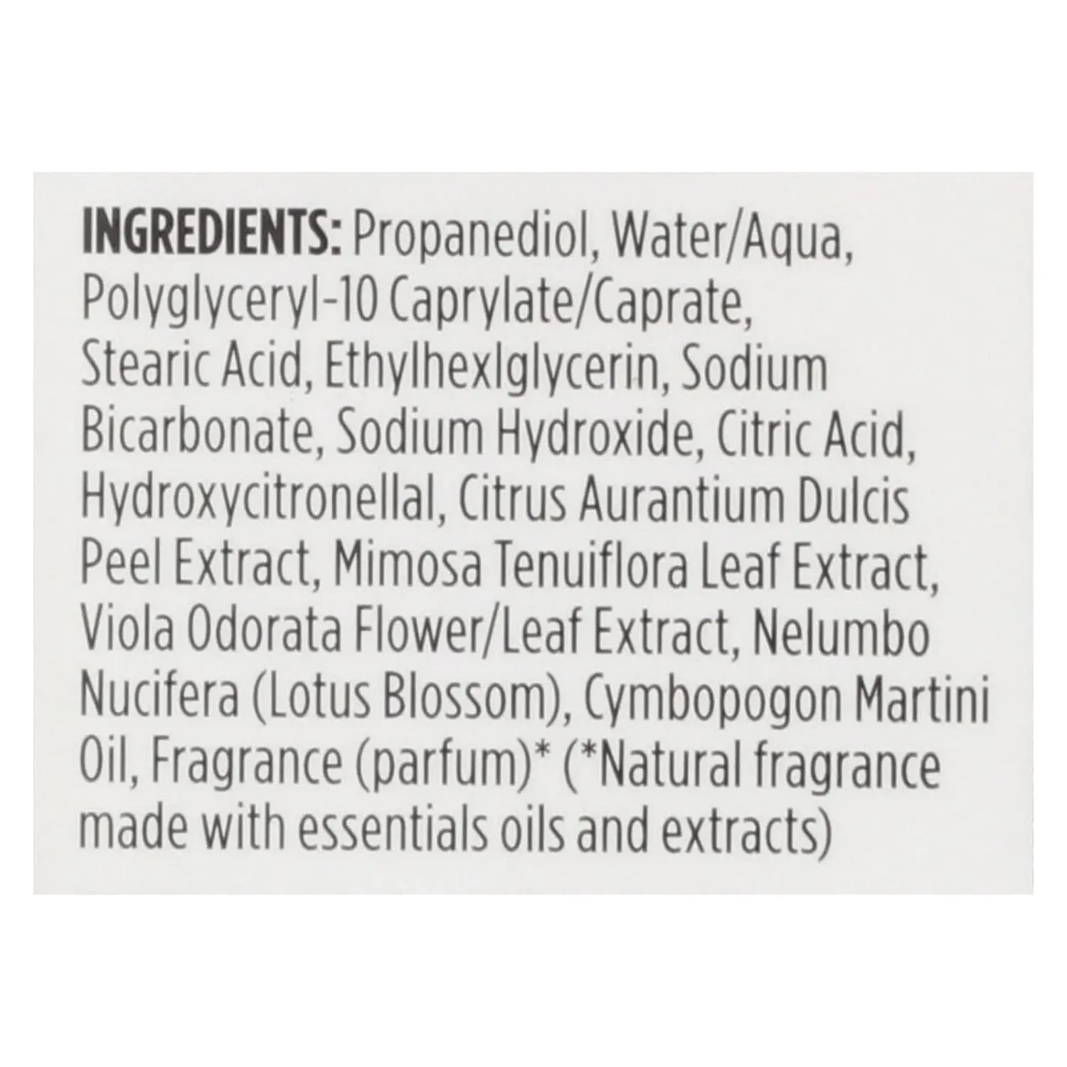 Crystal Invisible Solid Deodorant- Body Deodorant, Chamomile and Green Tea, 2.5 Ounce