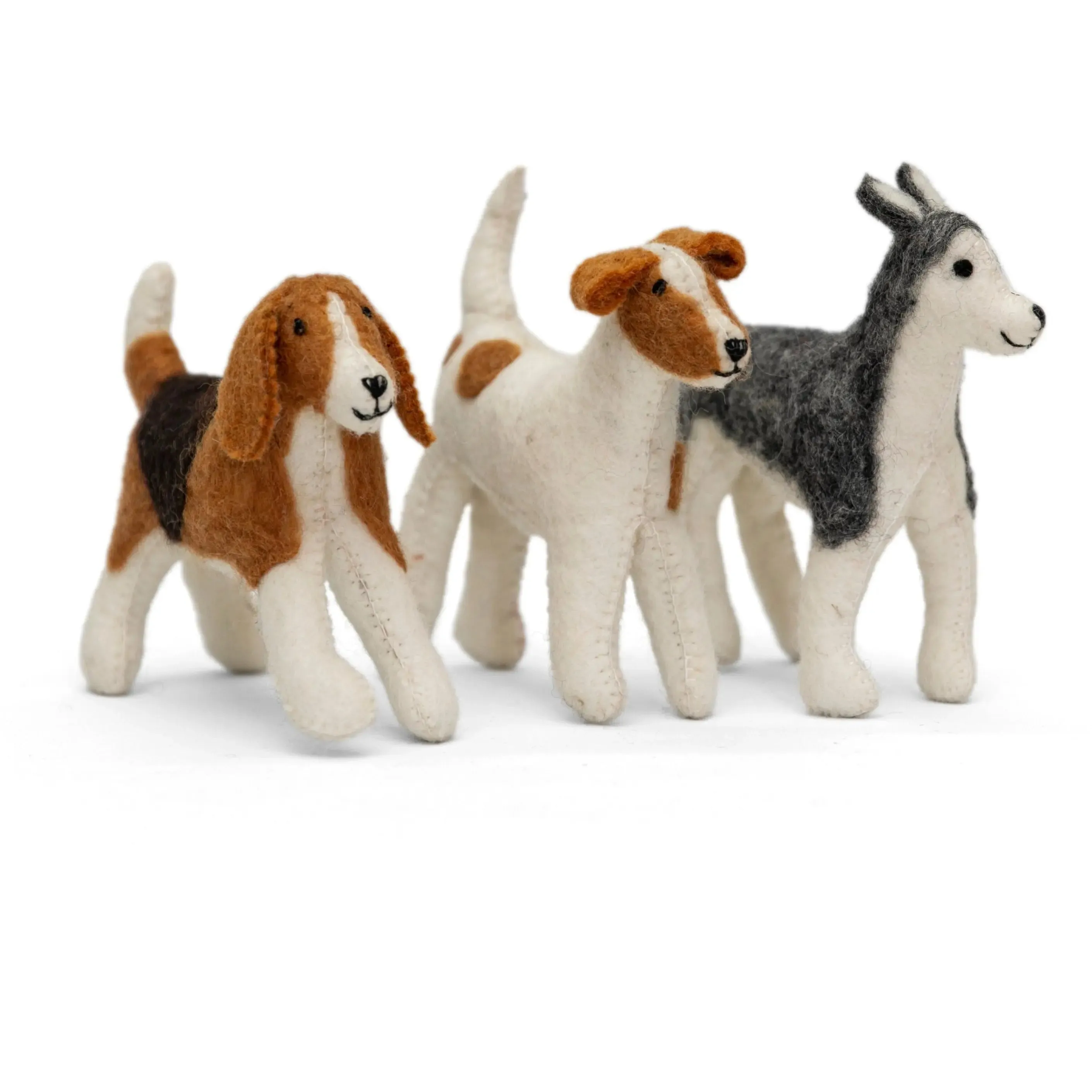 Explore Felt Toy Collection - Eco-Friendly, Educational Fun - 10 animals