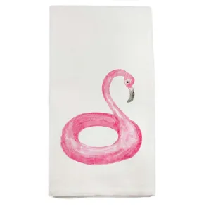 Flamingo Float Tea Towel