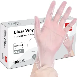 (In-Stock) 4X Vinyl Gloves (Case) 1,000 Count, 4 Mil