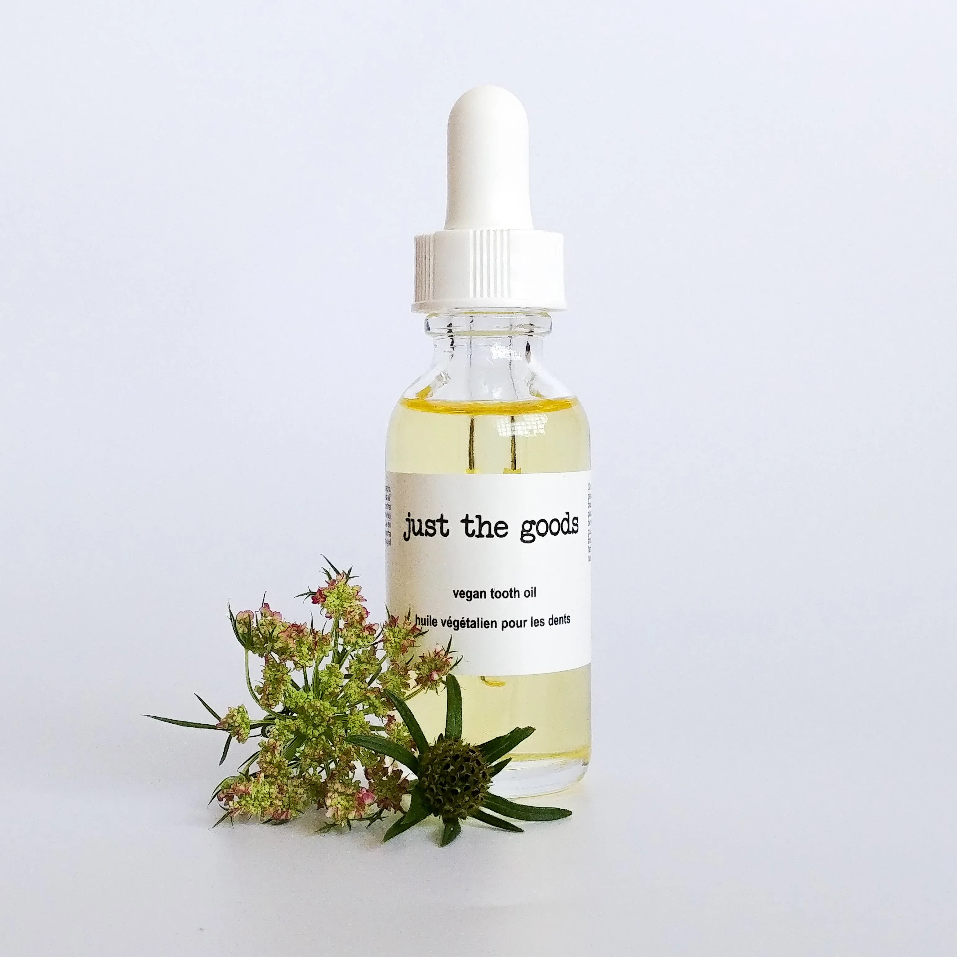 Just the Goods vegan tooth oil / tooth drops