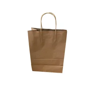 Kesgi FI662062 10" x 5"x 13" Brown Kraft Paper Bag - 200/Case