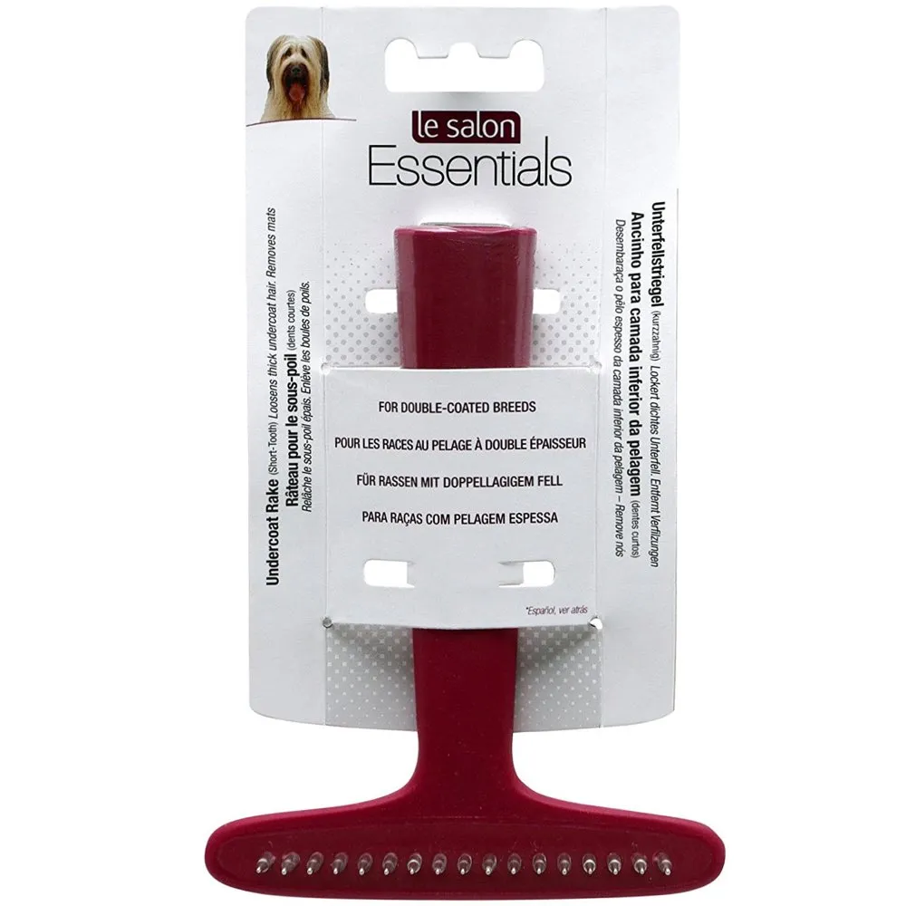 Le Salon Essentials Dog Single Row Undercoat Rake