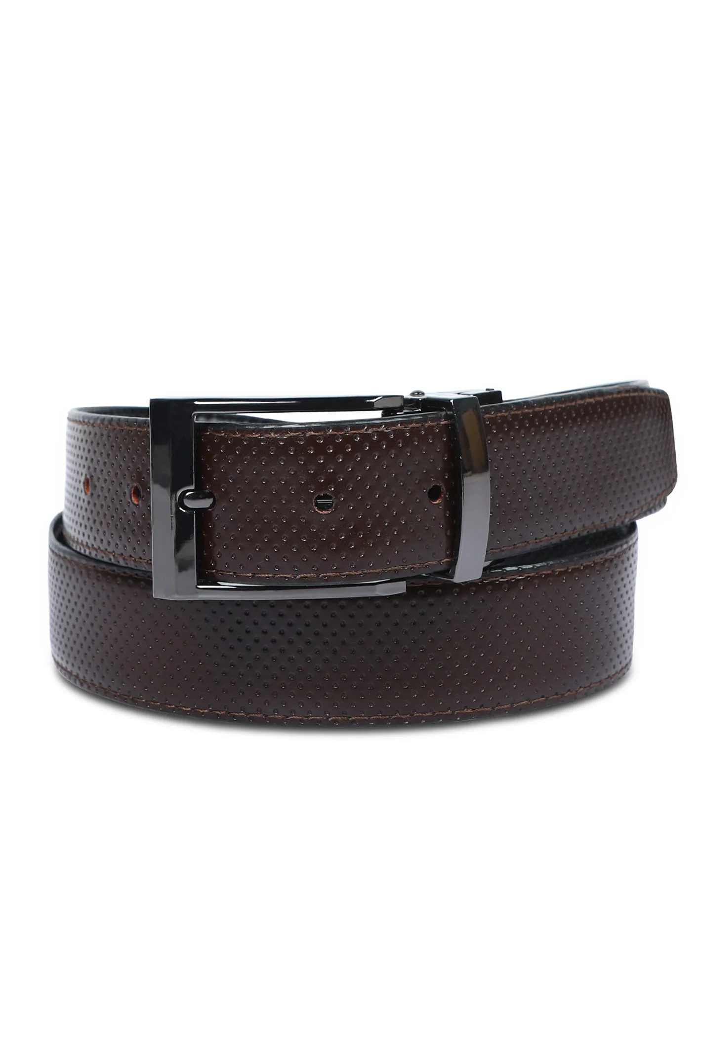 Men's Double sided Belt SKU: IE01-BLACK & BROWN