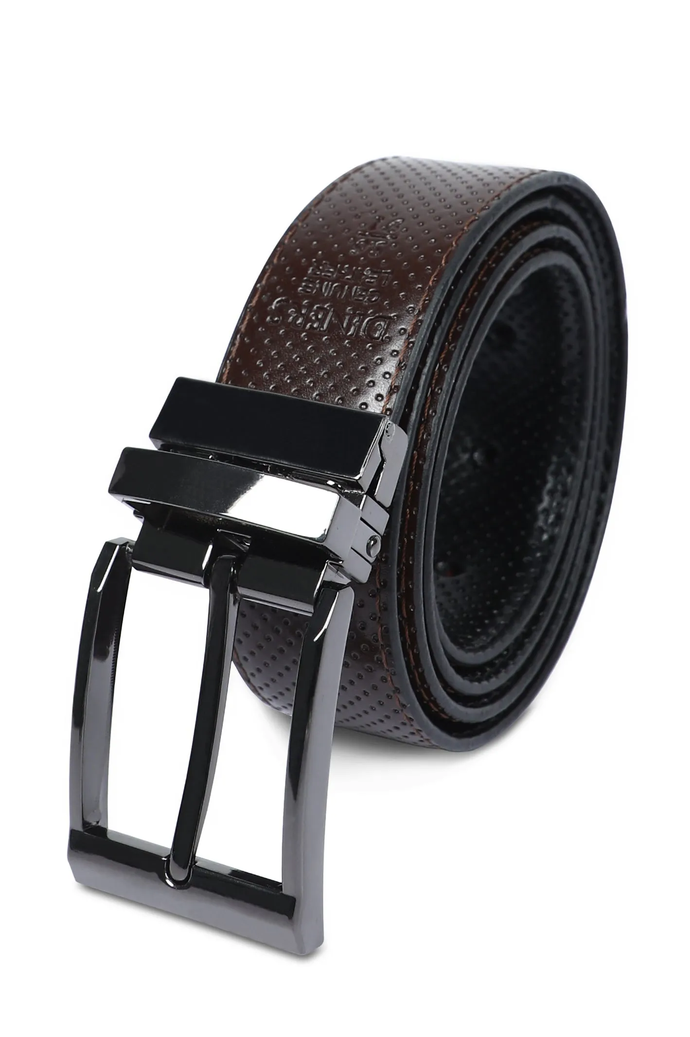 Men's Double sided Belt SKU: IE01-BLACK & BROWN