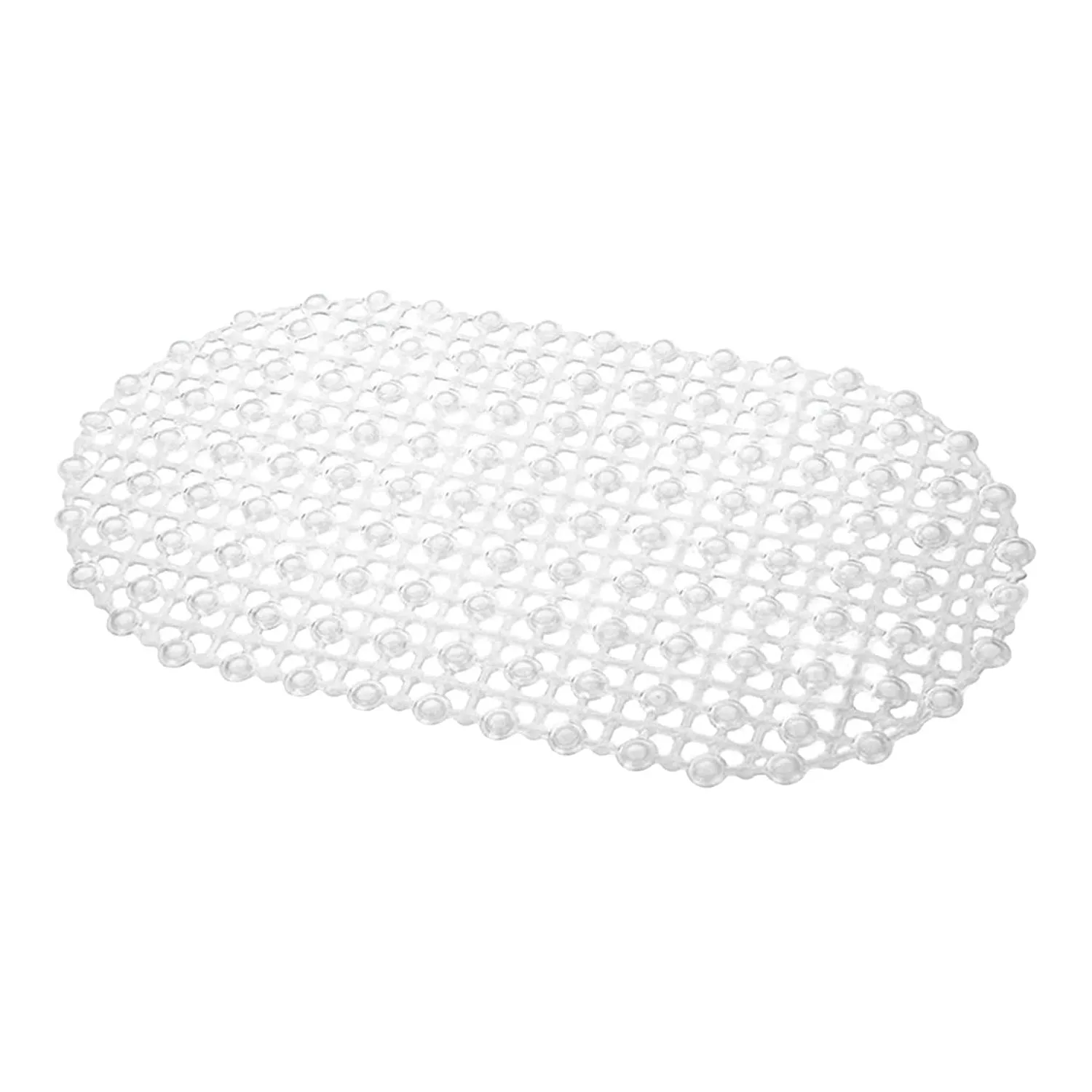 Nonslip Soft Rubber Bath Mat for Bathtub and Shower, Anti Slip Bacterial Anti Bacterial Machine Washable PVC Bath Mat