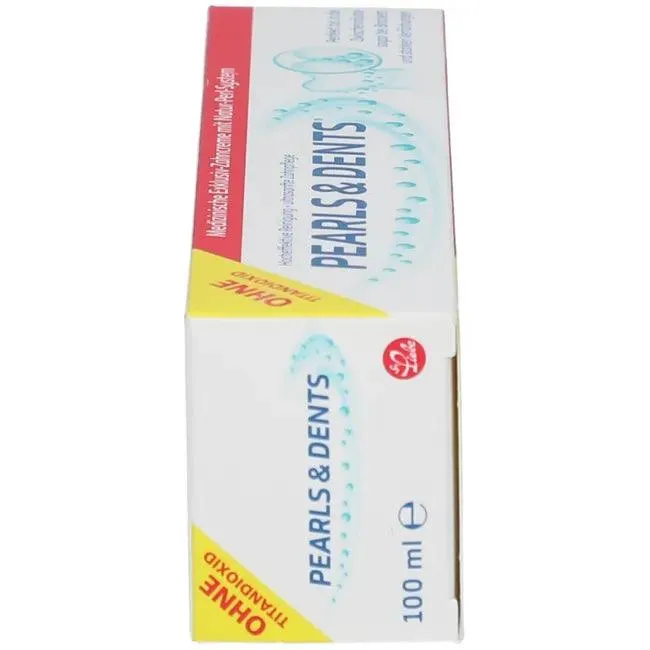 PEARLS & DENTS exclusive toothpaste without titanium dioxide