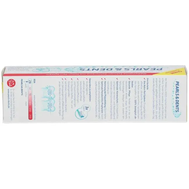 PEARLS & DENTS exclusive toothpaste without titanium dioxide