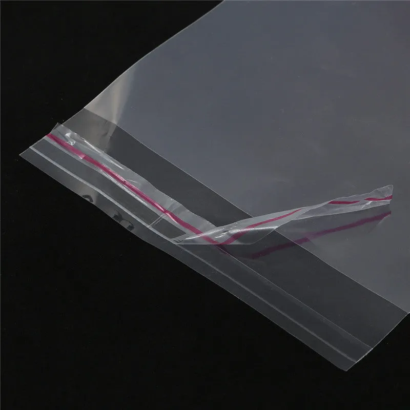 Polyprop Cellophane Selfseal Bags 30x43cm Punch Hanging Hole 100pack