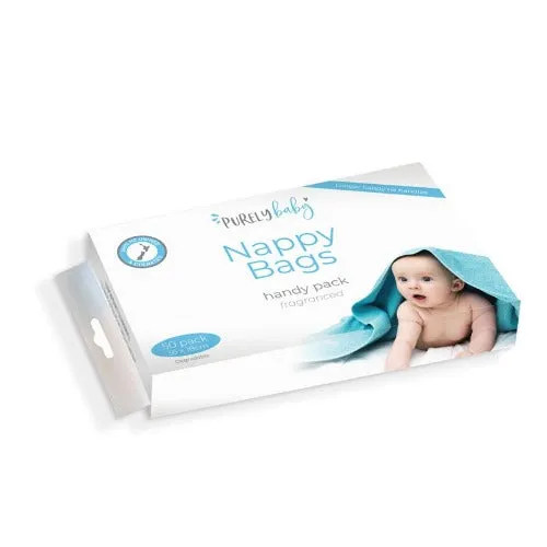 Purely Baby - Nappy Bags 50 pack