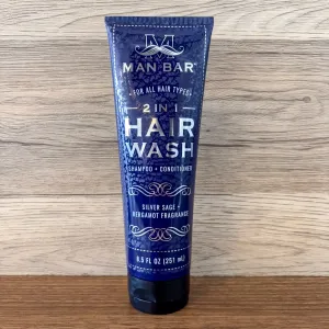 The Man Bar - 2 in 1 Shampoo Conditioner Silver Sage & Bergamot