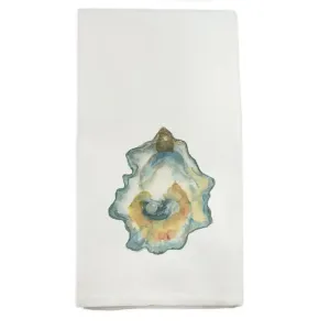 Watercolor Oyster Tea Towel