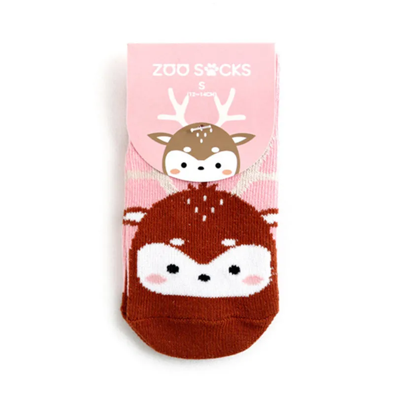 Zoo Deer Non-Slip Socks V1140
